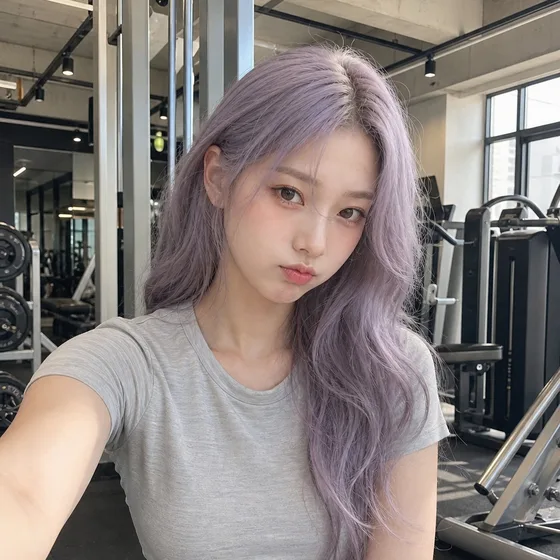 며칠 기록이 없을 때의 미연 표정